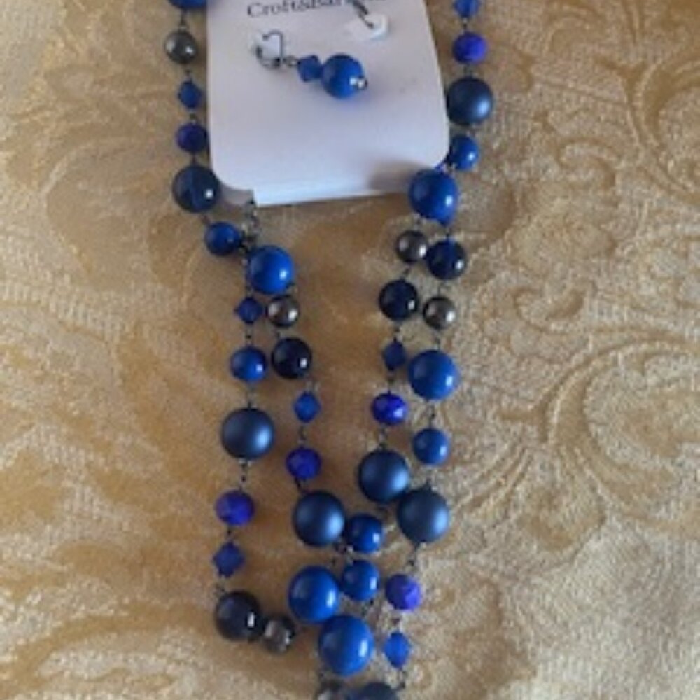 Crofts and Barrows Necklace & Earring Set NWT